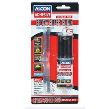 Alcon Epoxy Transparent Super Bond Syringe Mix 30GR (Şeffaf Epoksi)