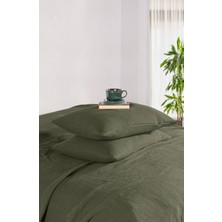 Comfort Craft 4 Katlı Müslin 2 Adet Yastık Kılıfı - 50X70 cm Definite Desenli Doğal Pamuklu Takım