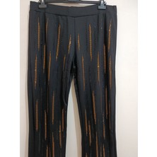 Anne Moda Ankara Kaliteli, Abiye Tarz, Işıltılı, Orta Yüksek Bel, Likralı Pantolon