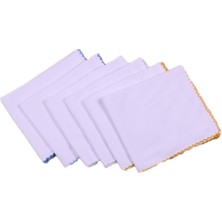 Sema Baby Penye Bebek Mendil Çiftkat 6'lı Paket - Renkli