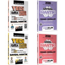 Anla Kazan Yayınları Yediiklim 2026 Kpss Dgs Ales Yks 7 Yedi Adımda Sözel + Sayısal Mantık Konu Anlatımlı Soru Bankası + Çıkmış Sorular 4 Lü Set Yediiklim Yayınları