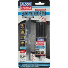 Alcon Epoxy Metallic Bond Syringe Mix 30GR (Metal Epoksi Şırınga)