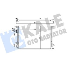 Kale Xmpdby Klima Radyatörü Kurutuculu [ Hyundai Accent Blue 1.4i 2011- ,  Kia Rio Iii 1.25 Cvvt / 1.4 Cvvt 2011- 530X371X16MM ]