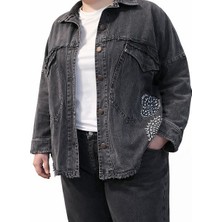 Levine Antrasit Denim Ceket & Jean Takım