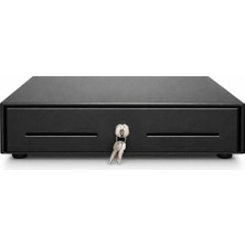 Dinamik Pos Metal Para Çekmecesi 40X42X10 cm – 5 Kağıt 8 Bozuk Para – 12V/24V Pos Uyumlu – Kilitli