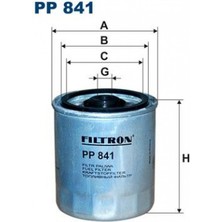 Filtron Xmpdby Yakit Filtresi Mercedes-Benz Evobus; ; Mercedes 190, 200, 250, 290, 300, 350, C (W202/S202), E (W/R/C/S124), E (W/S210), G (W461/W463), S (W140), Sprinter , V (638/2), Vito (638); Ssangyong