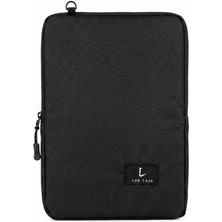 Los Caja 11-13 Inç Uyumlu iPad Pro Apple Samsung Huawei Su Geçirmez Tablet Kılıfı Taşıma Çantası Siyah