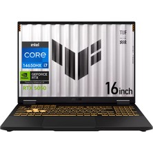 Asus Tuf Gaming F16 FX608JHR I7-14650HX 64 GB 1 Tb SSD Windows 11 Pro Geforce Rtx™ 5050 16" Wuxga Gaming Laptop RV052CB8