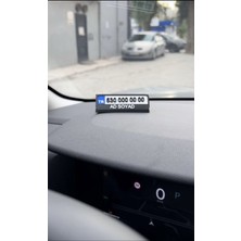 Otomobil  Park Numaratörü Araç Içi Plaka Model