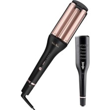 Özgürce Çok Uygun Fiyatlı 4 Ayarlı Siyah Saç Maşası, 19MM-32MM Ayarlanabilir