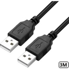 Temiz Pazar 5250 USB Uzatma Kablosu 3 Metre Uzatıcı Iki Ucu Erkek Erkek