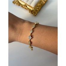 Çelik Özel Koleksiyon Zirkon Bileklik