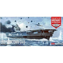 Academy 14229 1/700 Uss Yorktown Cv-5 Battle Of Midway Plastik Maketi
