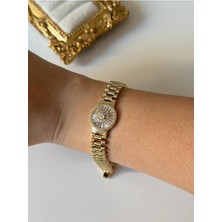 Çelik Özel Seri Zirkon Kordon Bileklik