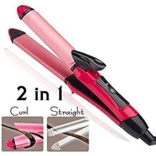 Özgürce Mermaid 2'li Combo Saç Düzleştirici ve Maşası Seti