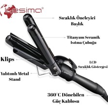 Özgürce Profesyonel Su Dalgası Saç Maşası LS-208 Wag Model