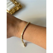 Çelik Basic Gold Bileklik