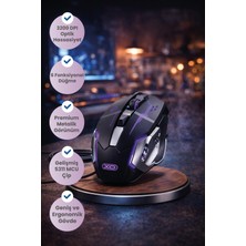 Xo Yüksek Hassasiyetli 3200 DPI Ayarlanabilir Metalik Kaplamalı Ergonomik Kablolu Mouse