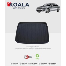 Mercedes C Serisi Sedan W204 (Plastik Setli Model) (2007-2013) 3D Bagaj Havuzu