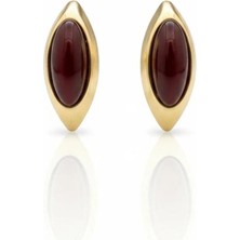 14K Çelik Üzeri Altın Kaplama Basic Kemik Küpe