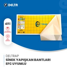 Delta Deltrap Sinek Tutucu Yapışkan Plaka Efc Uyumlu 10'lu Paket 22.5X45CM