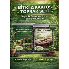 Bitki ve Kaktüs Toprağı Seti 10 L | Organik Cocopeatli | Salon Bitkileri ve Kaktüsler Için