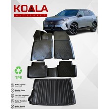 Peugeot 5008 Mhev-Hybrıd (2024-SONRASI) ile Uyumlu - Araca Özel Paspasve Bagaj Havuzu