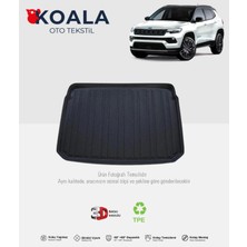 Jeep Compass Kulaklı (Üst Bagaj) (2017 ve Sonrası) 3D Bagaj Havuzu