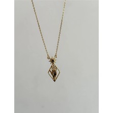 Çelik Özel Koleksiyon El Detaylı Kolye