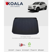 Fiat 500X (2015 ve Sonrası) 3D Bagaj Havuzu