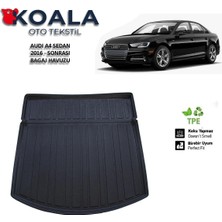 Audi A4 Sedan (B9) Kasa 2016 Sonrası 3D Bagaj Havuzu