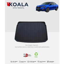 Skoda Rapid Sedan (2013 ve Sonrası) 3D Bagaj Havuzu