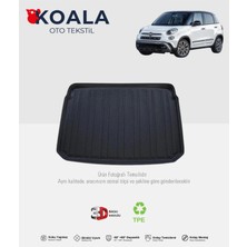 Fiat 500L (2014 ve Sonrası) 3D Bagaj Havuzu