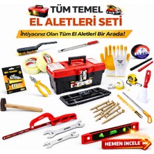 Civtex 240 Parça Takım Çantası Vida ve Dübel Dahil Profesyonel El Aletleri Seti