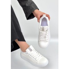 Alfaze Bej Cilt Ortopedik Topuk Dikenine Karşı Özel Üretim Spor Ayakkabı Topuk Boyu 3 cm