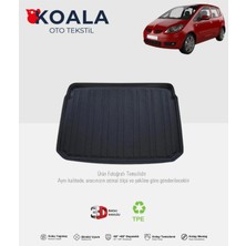 Mitsubishi Colt (2008-2013)  Uyumlu 3D Bagaj Havuzu