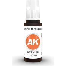 Ak Interactive 11215, 17 Ml. 3gen Şeffaf Füme Maket Boyası