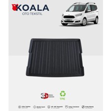 Ford Courier Koltuklu Van (2014-2023) Uyumlu 3D Bagaj Havuzu