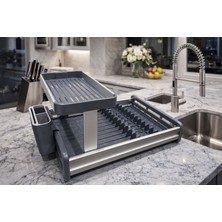 Tuğra Store Modern ve Şık Tasarımlı 2 Katlı Bulaşıklık – Mutfağınızda Düzen ve Estetik