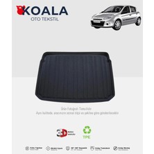 Renault Clio 3 (Kancasız) (2006-2012) 3D Bagaj Havuzu