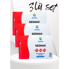 Ne Verelim Size Sezmag Magnezyum Takviyesi 30 Kapsül – 3’lü Ekonomik Set