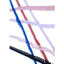 Ne Verelim Size Çamaşır Lastiği Dantelli 1 cm 75 Metre 1 Top Açık Mor