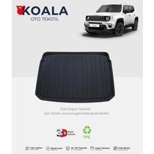 Jeep Renegade (Üst Bagaj) (2014 ve Sonrası) 3D Bagaj Havuzu