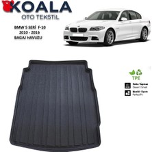 Bmw 5 Seri F10 Kasa 2010 - 2016 Uyumlu 3D Bagaj Havuzu