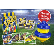 Emrah Gültekin Taraftar Kanarya Uno Kart Oyunu + Basmalı Topaç Hediyeli Hediye Paketli Çocuk Eğlence Seti Oyuncak