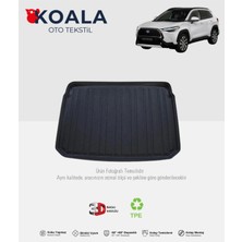 Toyota Corolla Cross (2022 ve Sonrası)  Uyumlu 3D Bagaj Havuzu