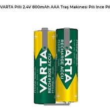 Ultramax Varta Pilli 2.4V 800MAH Aaa Traş Makinesi Pili Ince Pil