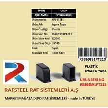 Rafsteel Plastik Izgara Tapa RS869391PT213 / 50ADET