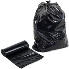 abnturk 2 Paket  Büyük Boy Siyah Standart Hantal Iki Katlı  Çöp Torbası  Paket Içeriği 20 Adet 100X150 cm