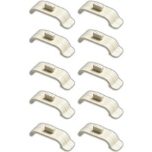 SARIALARM Vela  - Zebra ve Stor Perde Montaj Aparatı Takmatik - Portray 10 Adet ( Dar Kasa- 3,5 cm )